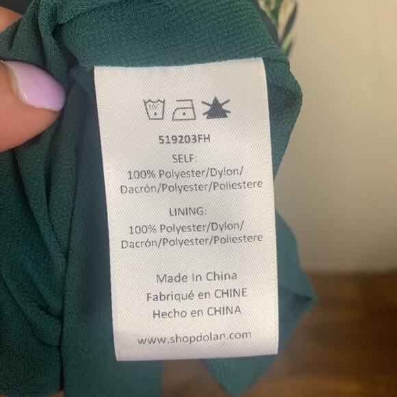 Anthropologie Dolan Maxi Dress Womens Small Green Floral Dark Romantic - Picture 7 of 9